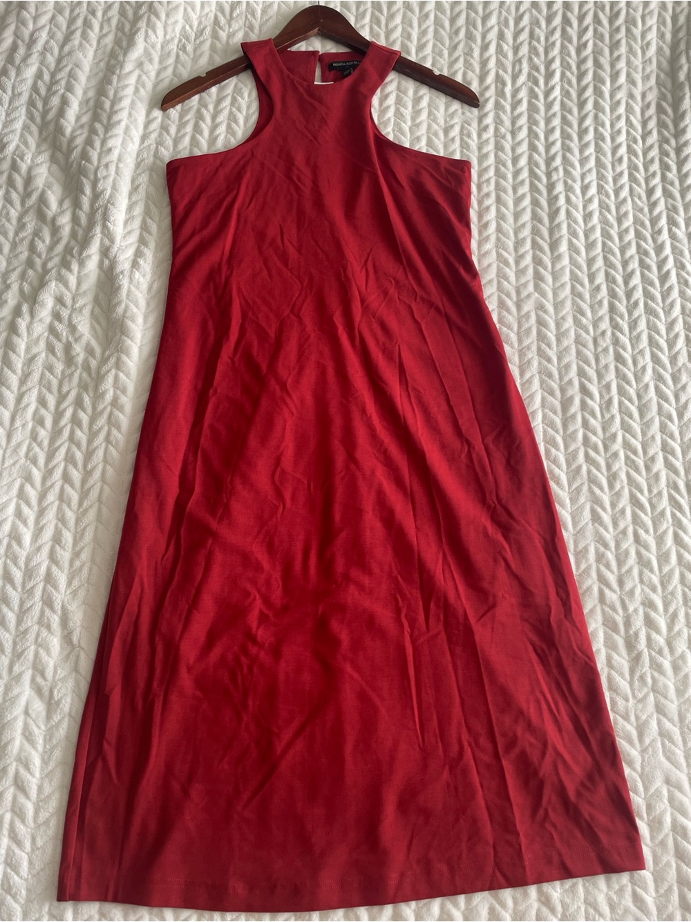 NWT - Banana Republic Factory High-Neck Knit Knee-Length Dress